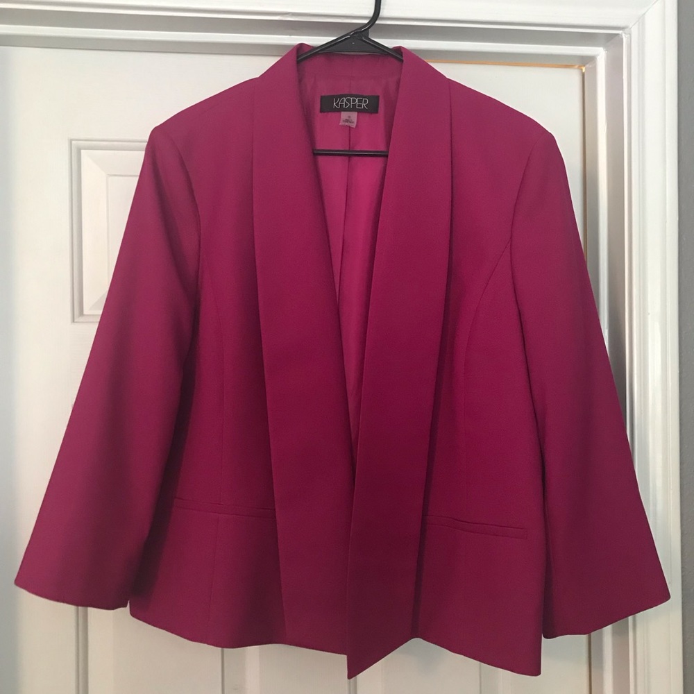 ❣️Fuschia Kasper Suit Jacket